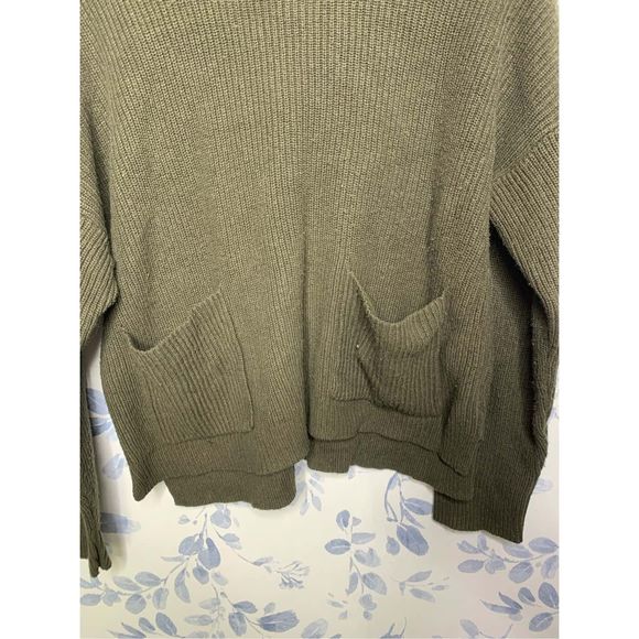 Madewell Olive Green Scoop Neck Sweater Size XL - Picture 5 of 8